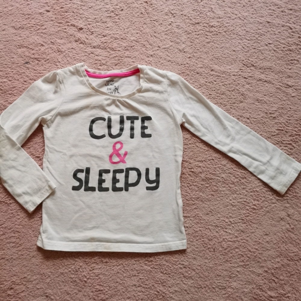 4/25 British Brand next baby girl sleep wear  top